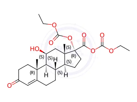 Chemical structure of Prednisolone Impurity 8