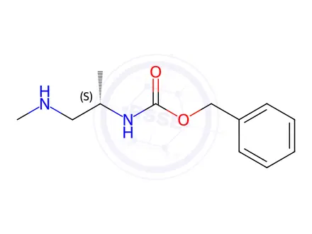Chemical structure of (S)-Benzyl (1-(methylamino)propan-2-yl)carbamate
