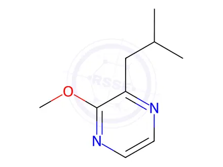 Chemical structure of 2-Isobutyl-3-methoxypyrazine