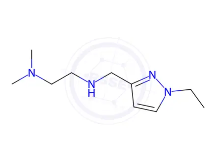 Chemical structure of N'-[(1-ethyl-1H-pyrazol-3-yl)methyl]-N,N-dimethylethane-1,2-diamine