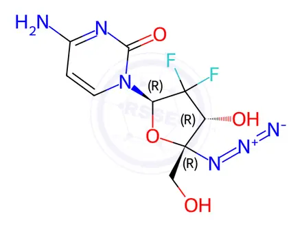 Chemical structure of Azvudine Impurity 3