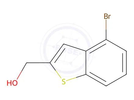 Chemical structure of (4-Bromobenzo[b]thiophen-2-yl)methanol
