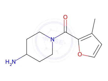 Chemical structure of (4-Aminopiperidin-1-yl)(3-methylfuran-2-yl)methanone