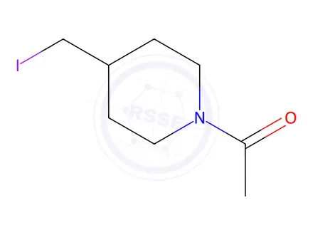 Chemical structure of 1-(4-IodoMethyl-piperidin-1-yl)-ethanone