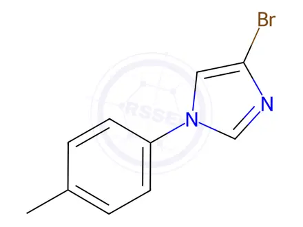 Chemical structure of 4-Bromo-1-(4-tolyl)-1H-imidazole