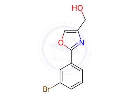 Chemical structure of [2-(3-Bromo-phenyl)-oxazol-4-yl]-methanol