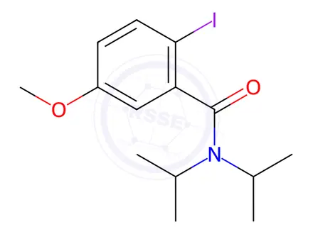 Chemical structure of 2-Iodo-5-methoxy-N,N-bis(1-methylethyl)benzamide