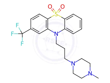 Chemical structure of Trifluoperazine Sulfone