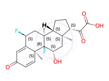 Chemical structure of Difluprednate Impurity 17