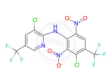 Chemical structure of Fluazinam