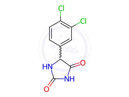Chemical structure of (5R)-5-Benzylhydantoin