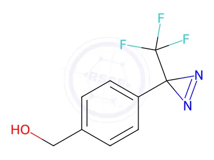 Chemical structure of (4-(3-(Trifluoromethyl)-3H-diazirin-3-yl)phenyl)methanol
