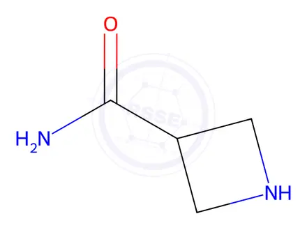 Chemical structure of Azetidine-3-carboxamide Hydrochloride