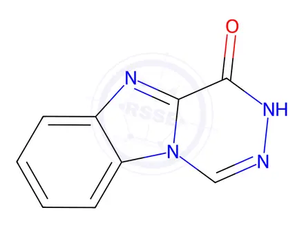 Chemical structure of [1,2,4]triazino[4,5-a]benzimidazol-4(3H)-one