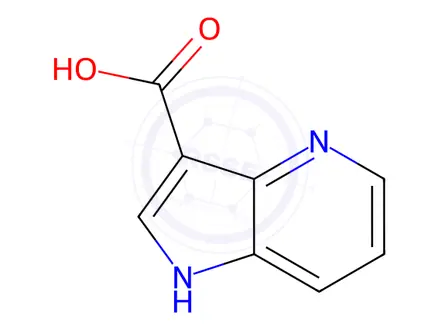 Chemical structure of 1H-Pyrrolo[3,2-b]pyridine-3-carboxylic Acid hydrochloride
