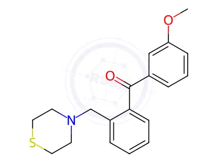 Chemical structure of (3-Methoxyphenyl)(2-(thiomorpholinomethyl)phenyl)methanone
