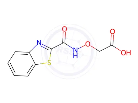 Chemical structure of 2-((Benzo[d]thiazole-2-carboxamido)oxy)acetic acid