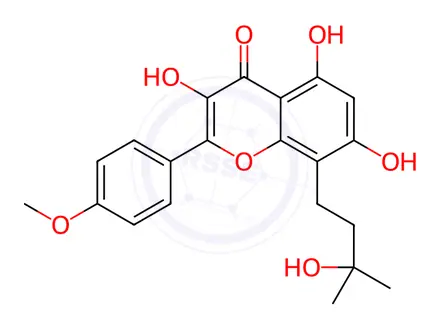 Chemical structure of Icariin Impurity 3