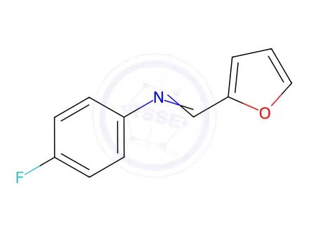Chemical structure of 4-Fluoro-N-(furan-2-ylmethylene)aniline