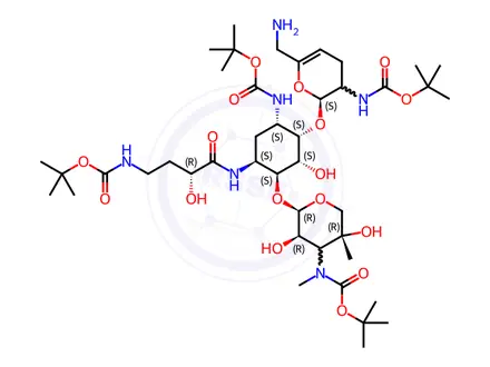 Chemical structure of Plazomicin Impurity 4