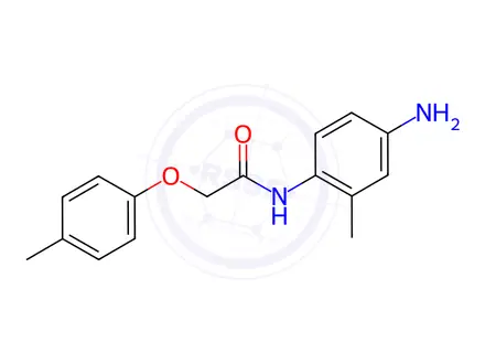 Chemical structure of N-(4-Amino-2-methylphenyl)-2-(4-methylphenoxy)-acetamide