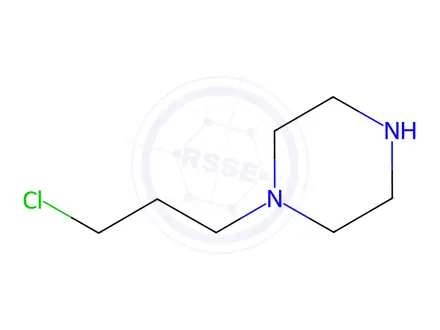 Chemical structure of 1-(3-Chloroprop-1-yl)piperazine Dihydrochloride