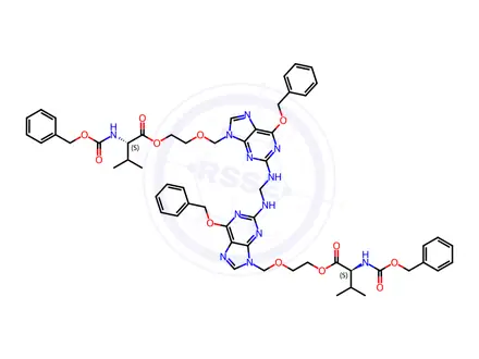 Chemical structure of Valacyclovir Hydrochloride Impurity 30