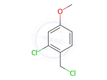 Chemical structure of 2-Chloro-4-methoxybenzyl chloride