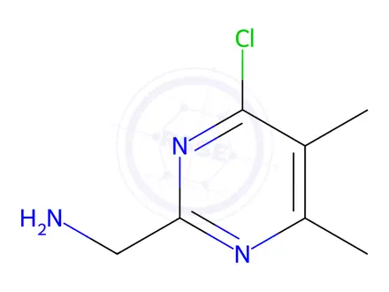 Chemical structure of C-(4-Chloro-5,6-dimethyl-pyrimidin-2-yl)-methylamine