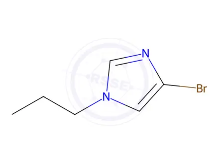 Chemical structure of 4-Bromo-1-(n-propyl)imidazole