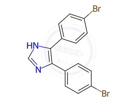 Chemical structure of 4,5-Bis(4-bromophenyl)-1H-imidazole
