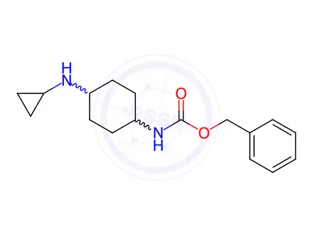 Chemical structure of Benzyl (4-(cyclopropylamino)cyclohexyl)carbamate