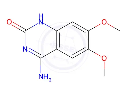 Chemical structure of Doxazosin Mesylate Impurity 11 Monomer (Doxazosin USP Related Compound G Monomer)