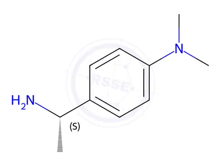 Chemical structure of (S)-4-(1-aminoethyl)-N,N-dimethylaniline