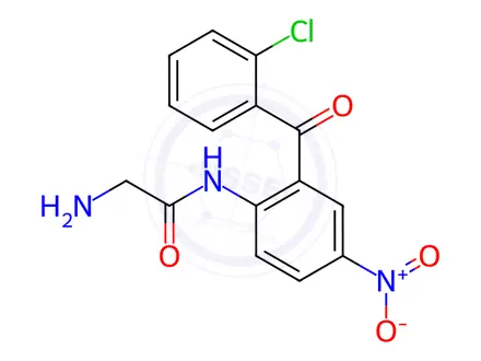 Chemical structure of Clonazepam Impurity 3