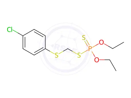 Chemical structure of Carbophenothion