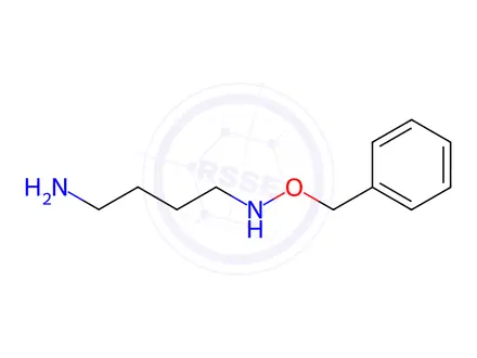 Chemical structure of (4-aminobutyl)(benzyloxy)amine dihydrochloride