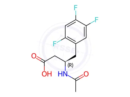 Chemical structure of Sitagliptin Phosphate Impurity 104