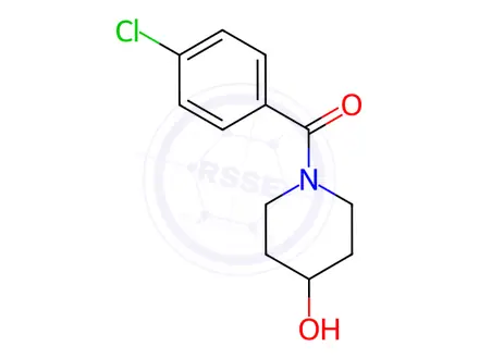 Chemical structure of (4-Chlorophenyl)(4-hydroxypiperidin-1-yl)methanone