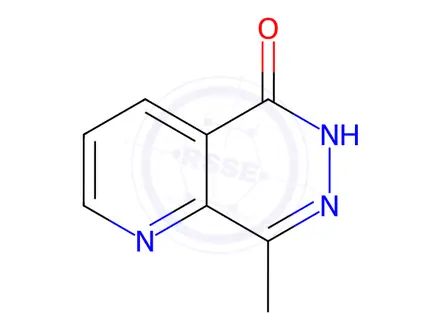 Chemical structure of 8-Methylpyrido[2,3-d]pyridazin-5(6H)-one