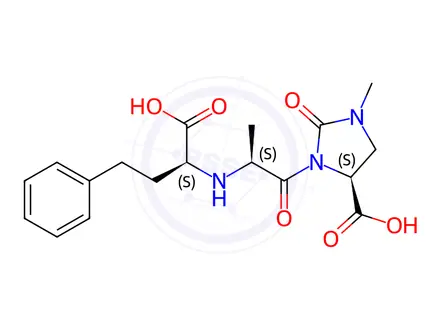 Chemical structure of Imidaprilat