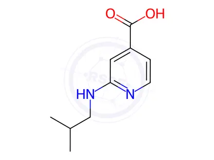 Chemical structure of 2-(Isobutylamino)isonicotinic acid