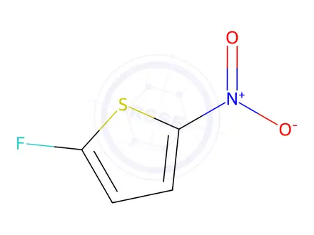 Chemical structure of Thiophene, 2-fluoro-5-nitro-(8CI,9CI)