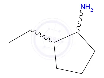 Chemical structure of 2-ethylcyclopentan-1-amine