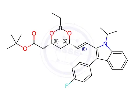 Chemical structure of Fluvastatin Impurity 4