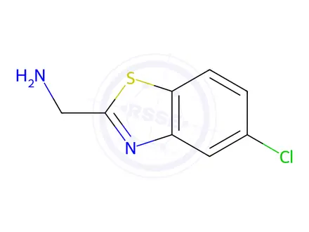 Chemical structure of (5-chloro-1,3-benzothiazol-2-yl)methanamine