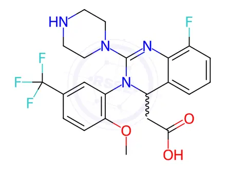Chemical structure of Letermovir Impurity S