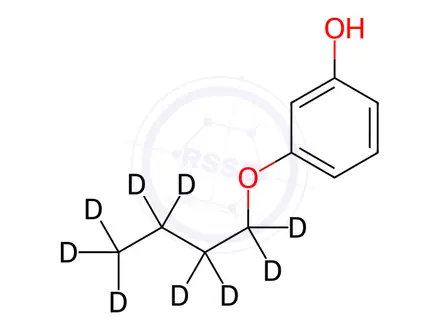 Chemical structure of Butyl Resorcinol-d9