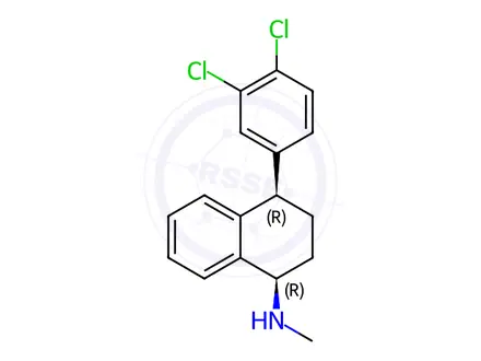 Chemical structure of Sertraline Hydrochloride Impurity 7 Monomer (Sertraline Hydrochloride EP Impurity G)