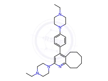 Chemical structure of blonanserin impurity B